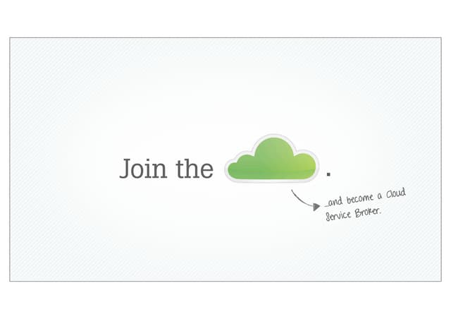 ItSMF 23 November 2012 - GREENCLOUDS - Cloud Service Brokerage