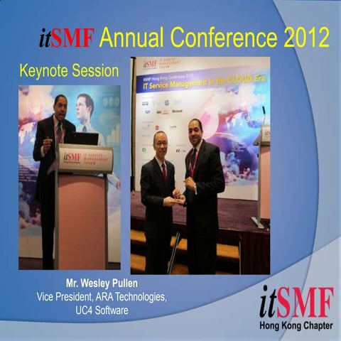 itSMF Annual Conference 2012