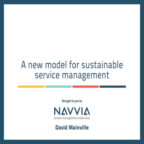 A New Model For Sustainable Service Management