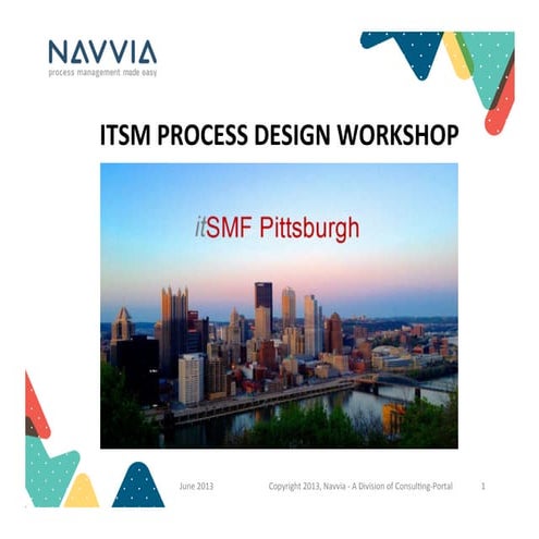 ITSM Process Design Workshop Pittsburg June 2013