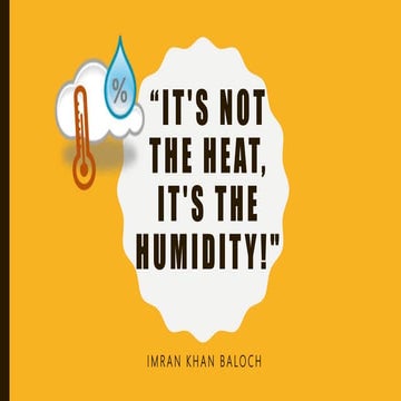 Humidity | PPTX
