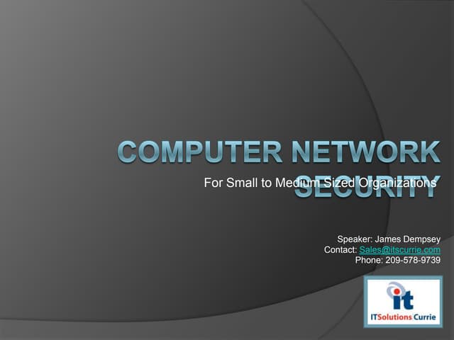 ITSolutions|Currie Network Security Seminar