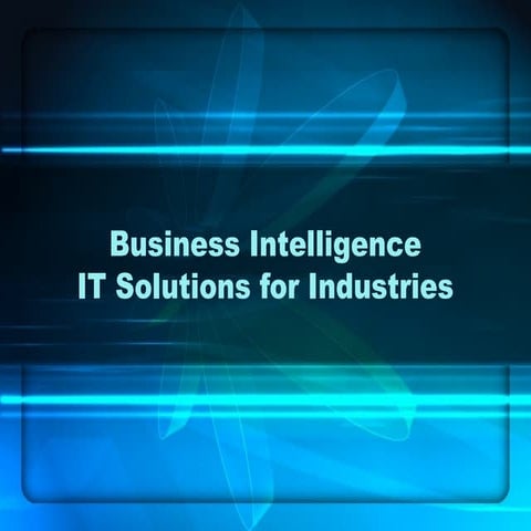 IT Solutions for Industries
