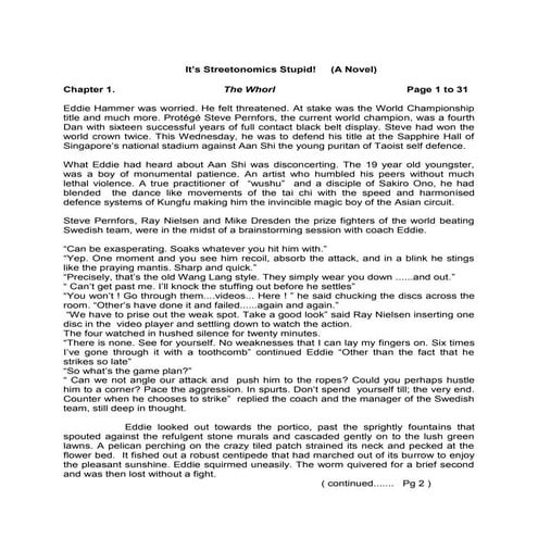 It's Streetonomics Stupid !  