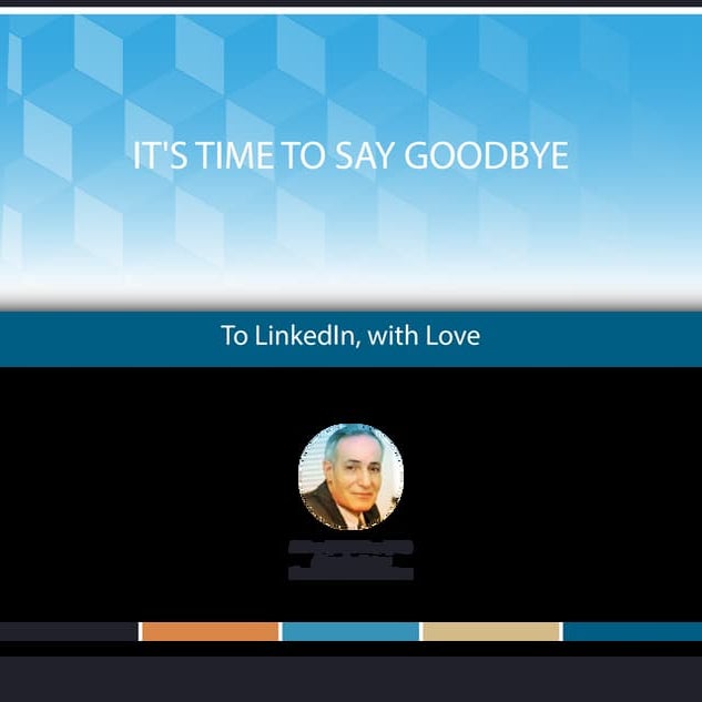 It's time to say goodbye