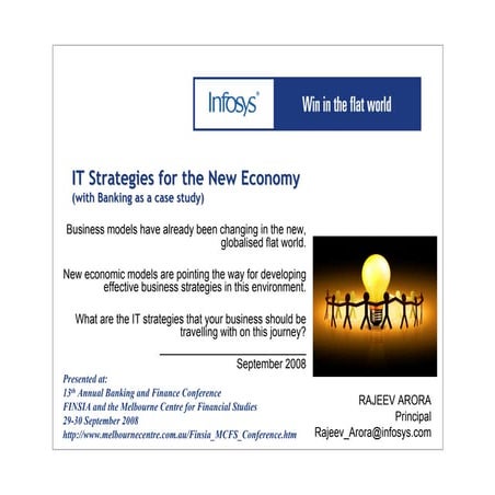 IT Strategies for the New Economy v02 - with Banking as a Case Study