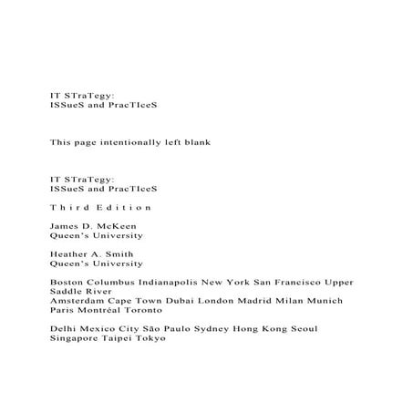 IT STraTegyISSueS and PracTIceSThis page intent.docx