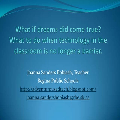 Sask IT Summit 2010 Workshop Presentation