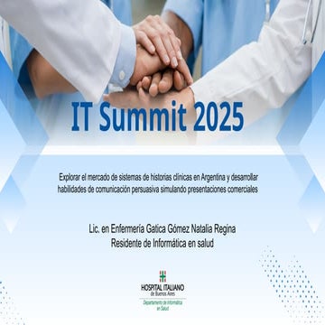 IT Summit 2025 Integrando Salud y HIBA.pptx