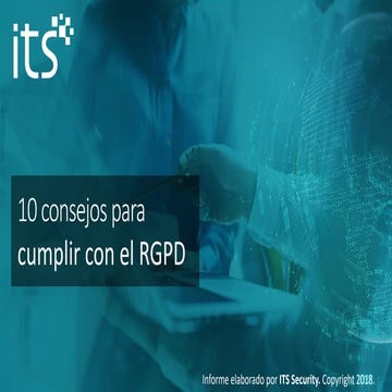 ITS Security - 10 consejos para cumplir con el RGPD