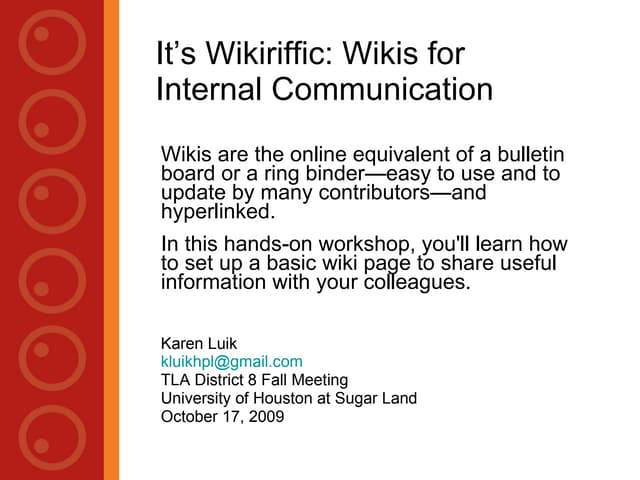 Its Wikiriffic