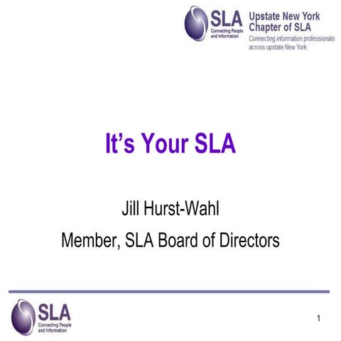 It’s Your SLA