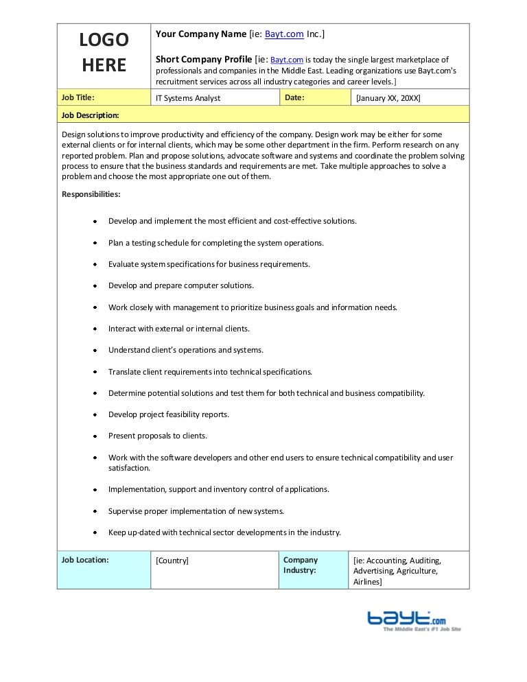 stock analyst job description