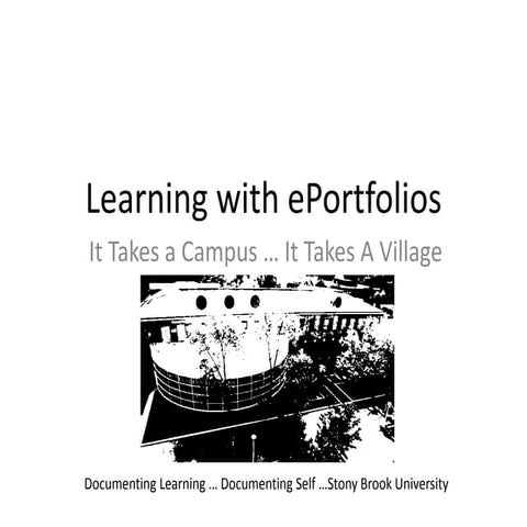ePortfolio Implementation:  It Takes A Village