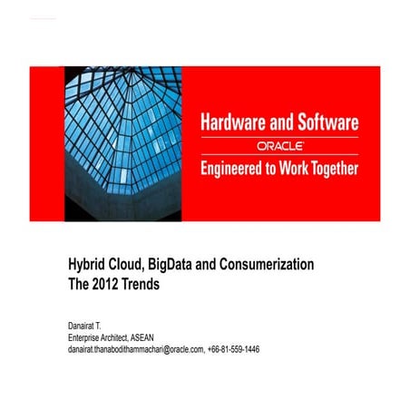 Hybrid Cloud, BigData and Consumerization The 2012 Trends