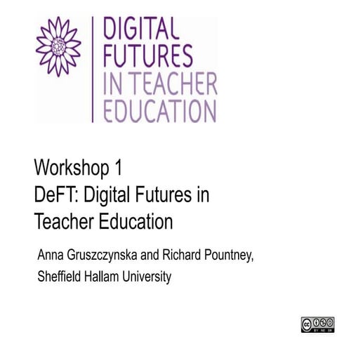 Digital Futures in Teacher Education workshop