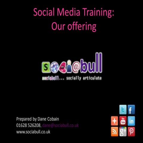 Social Media Training from Sociabull