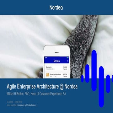 Architecting Nordea’s transformation into a digital relationship bank
