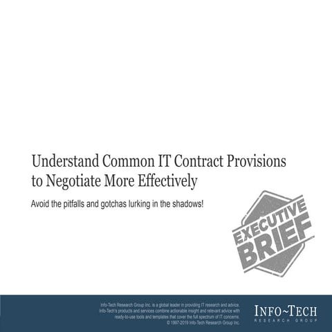 it_Understand_Common_IT_Contract_Provisions_to_Negotiate_More_Effectively_Exe...