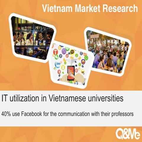 Survey report: IT utilisation in Vietnam university