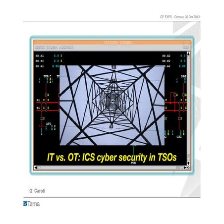 IT vs. OT: ICS Cyber Security in TSOs | PDF