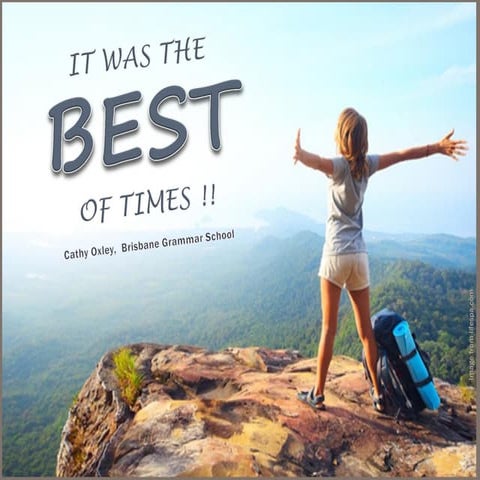 It was the Best of Times (ISASA)