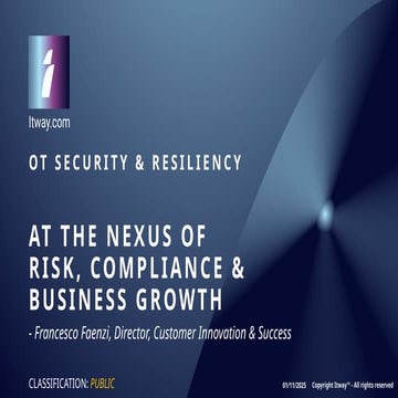 At the Nexus of Cyber Risk, Compliance and Business Growth
