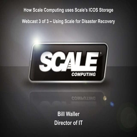 Scale-on-Scale : Part 3 of 3 - Disaster Recovery