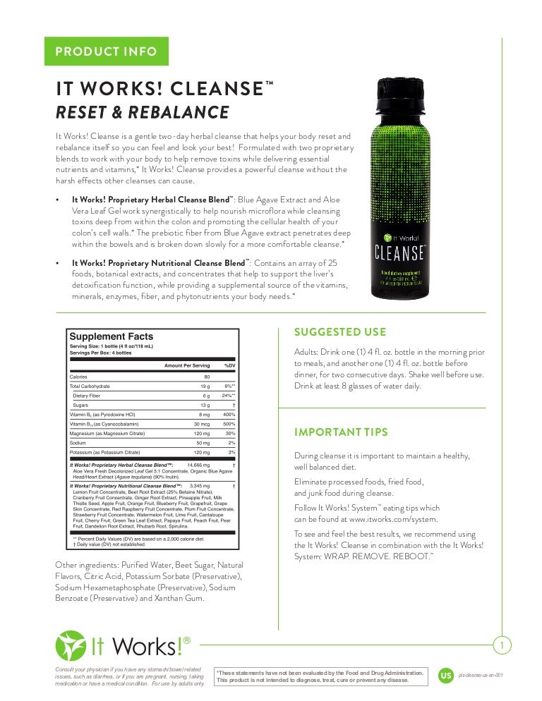 It Works Cleanse Info Reset Rebalance Gentle Herbal It Works Cleanse Info Reset Rebalance Gentle Herbal