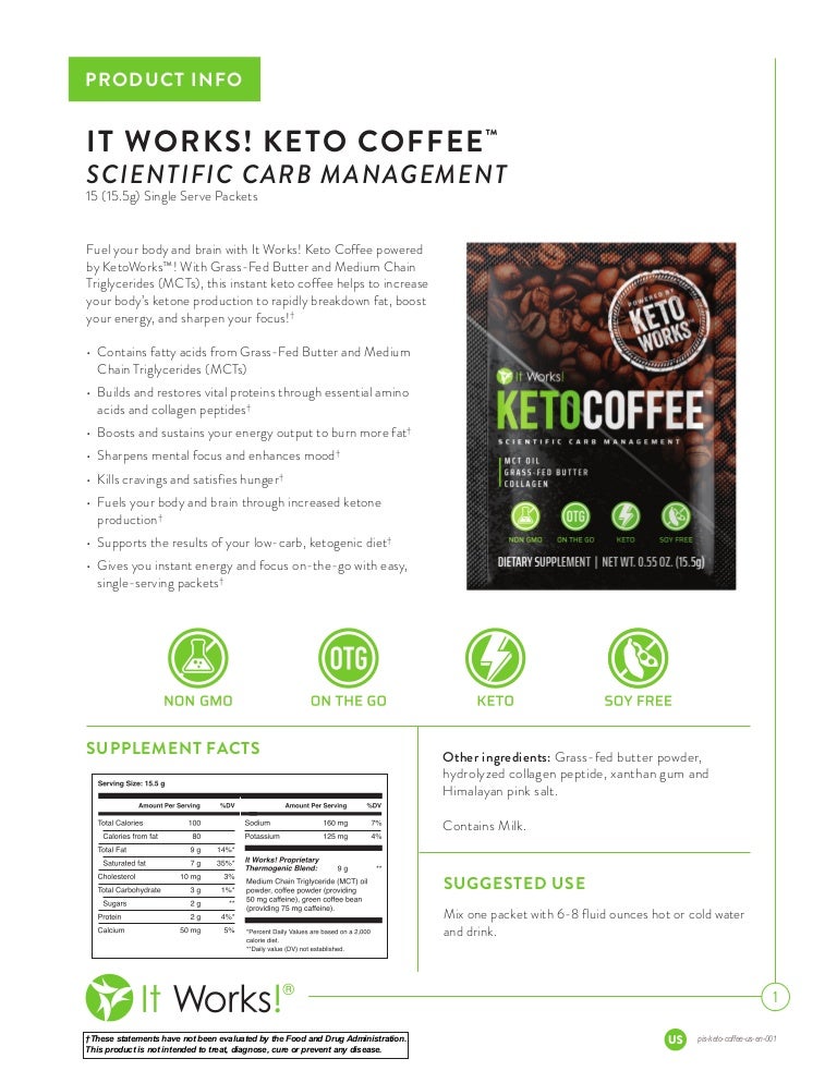 It works keto coffee