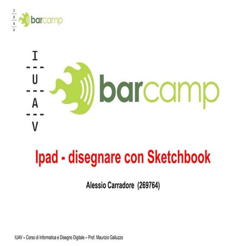 Iuavcamp presentazione