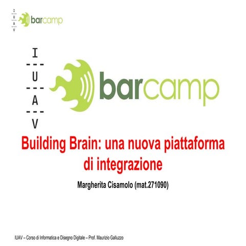 Iuavcamp - Building Brain