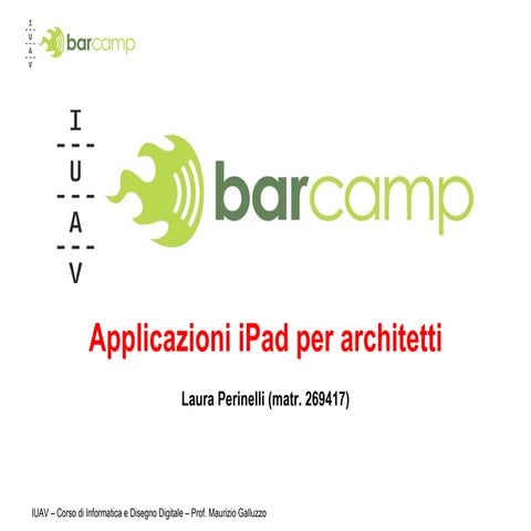 Iuavcamp presentazione