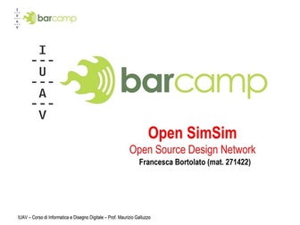 Iuavcamp presentazione-opensimsim