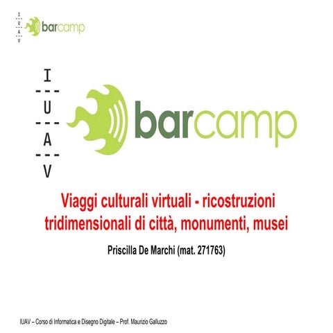 Iuavcamp presentazione 2011