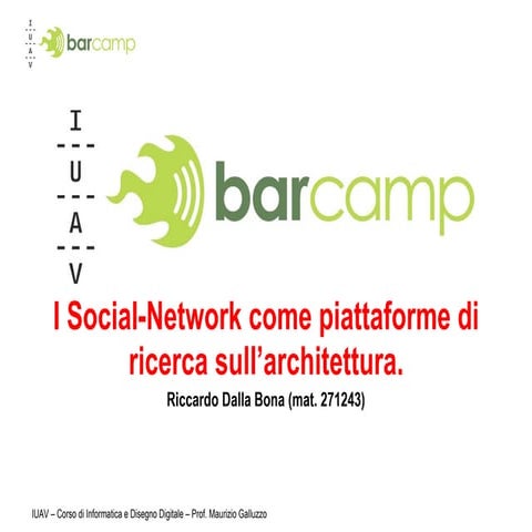 Iuavcamp social-network