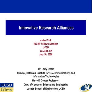 Innovative Research Alliances