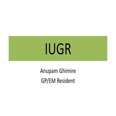 Iugr