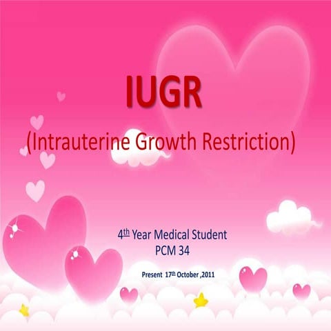 IUGR boom&fnd latest