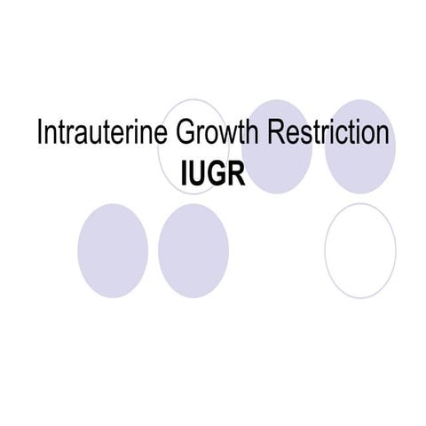 Iugr update