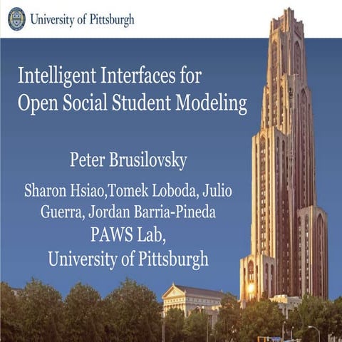 IUI2017 SmartLearn keynote: Intelligent Interfaces for Open Social Student M...
