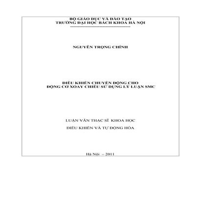 Điều khiển chuyển động cho động cơ xoay chiều sử dụng lý luận SMC.pdf