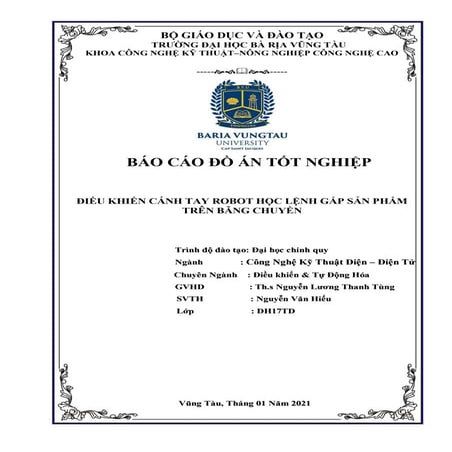 Điều khiển cánh tay Robot học lệnh gắp sản phẩm trên băng chuyền.pdf