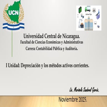 Depreciación de los activos fijos-gastos