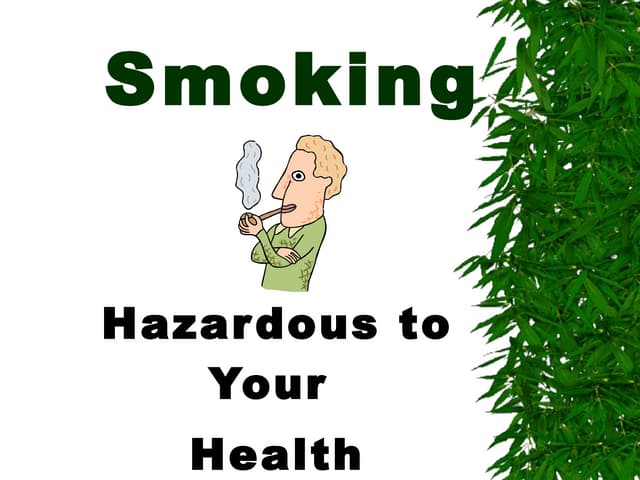 Smoking Powerpoint Presentation