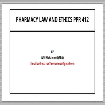 IUO PPR 412  2024 LECTURE ON Pharmacy Law.pptx