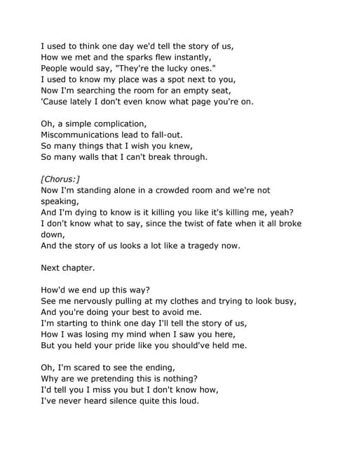 the story of us