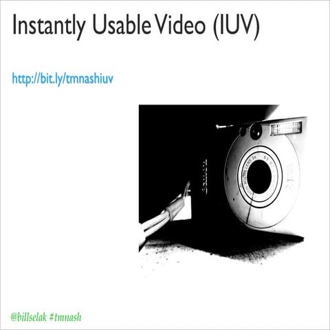Instantly Usable Video