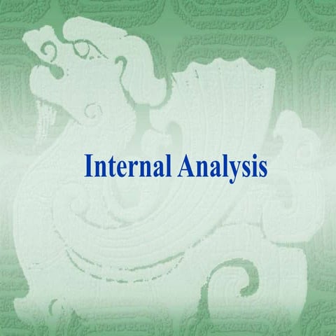 IV.  Internal Analysis.ppt for customer and Stakeholder