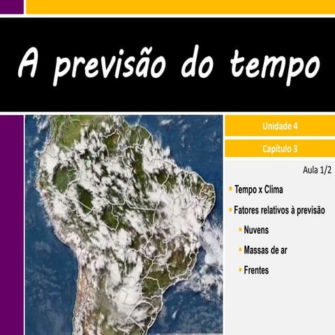 IV.3 Previsão do tempo | PDF